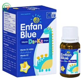 Enfan Blue Vitamin D3 K2 Drops Global Pharma 10ml