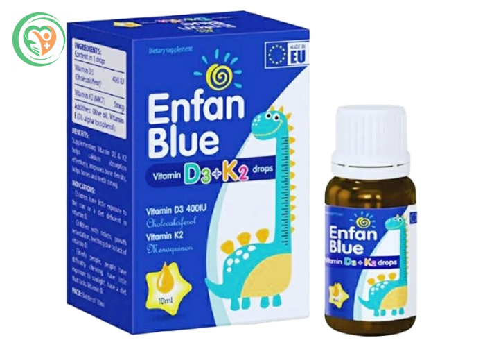 Enfan Blue Vitamin D3 K2 Drops Global Pharma 10ml