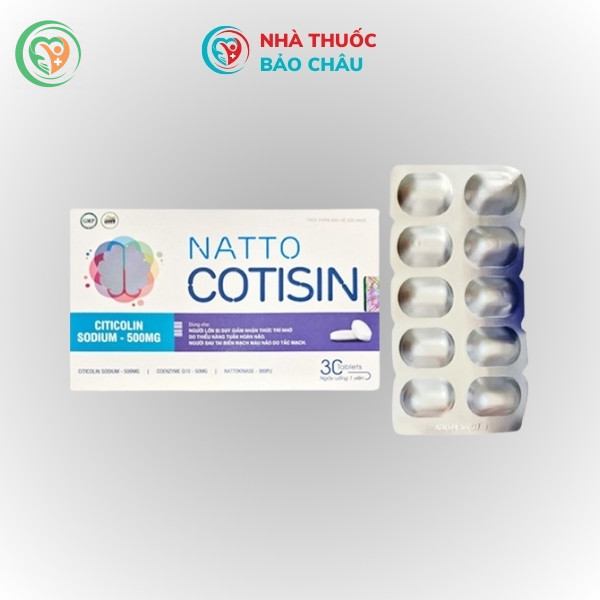 Viên uống Natto Cotisin hỗ trợ não