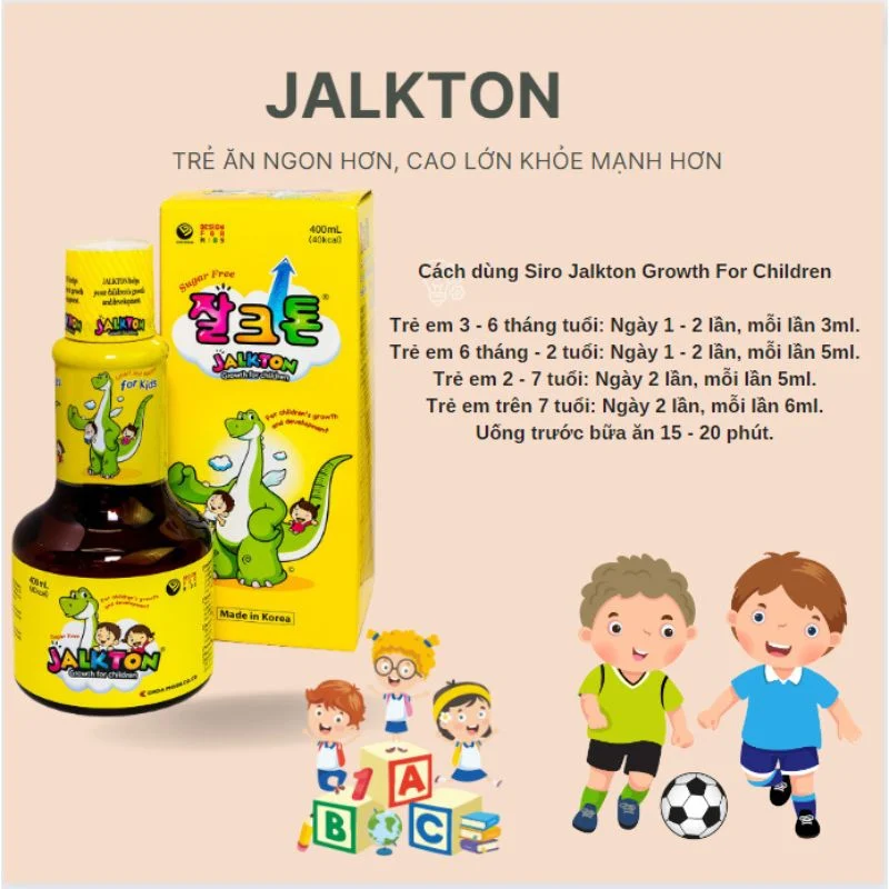 Cách dùng của Siro Jalkton