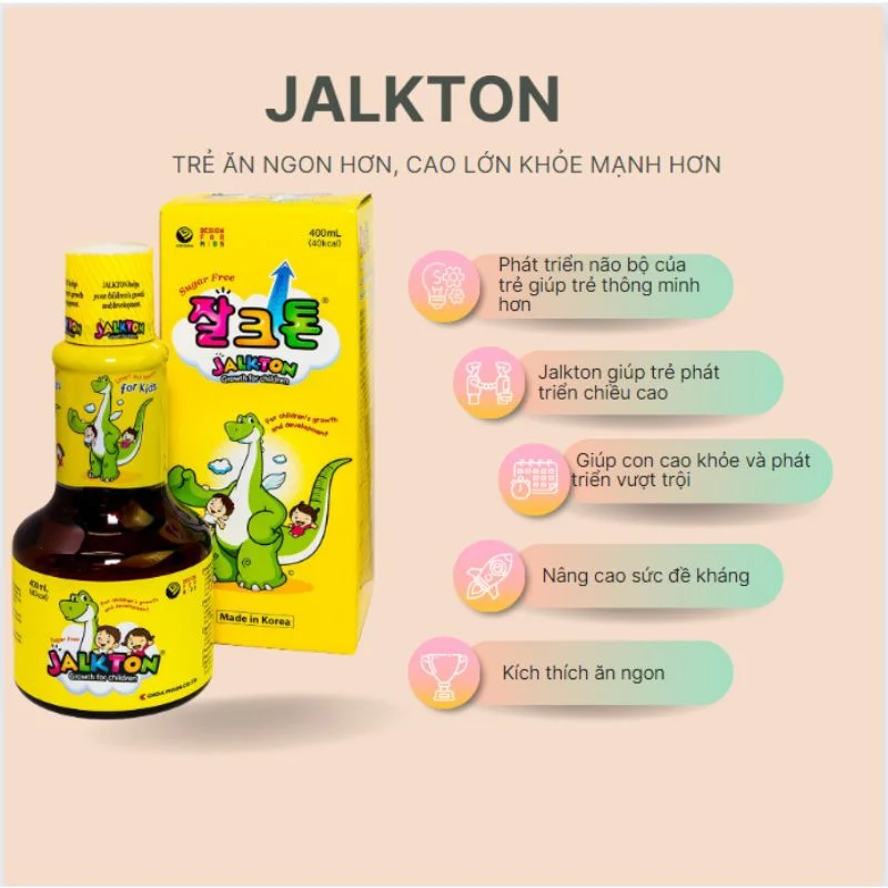 Công dụng của Siro Jalkton