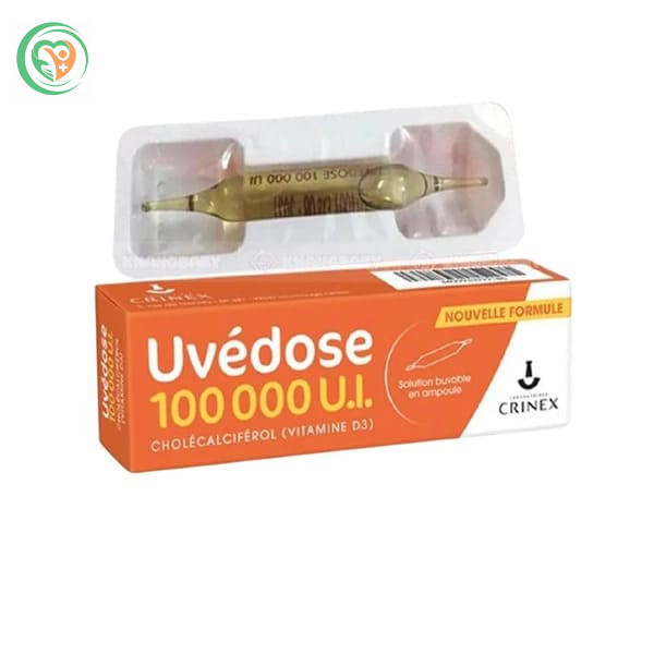 Vitamin D3 Uvedose 100000IU của Pháp giúp bổ sung Vitamin D3 liều cao