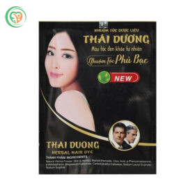 Bột nhuộm tóc dược liệu Thái Dương (Hộp 5 gói)
