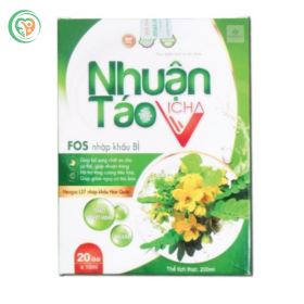 Hỗ trợ táo bón Nhuận Táo Vicha (Hộp 20 gói)