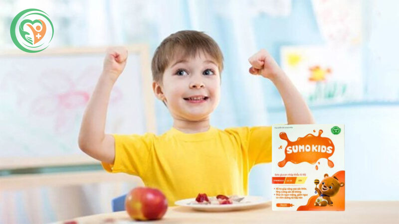 Siro hỗ trợ tăng cường sức đề kháng cho bé Sumo Kids (Hộp 20 ống)