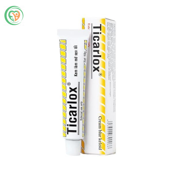 Kem làm mờ sẹo lồi Ticarlox (Tuýp 10g)