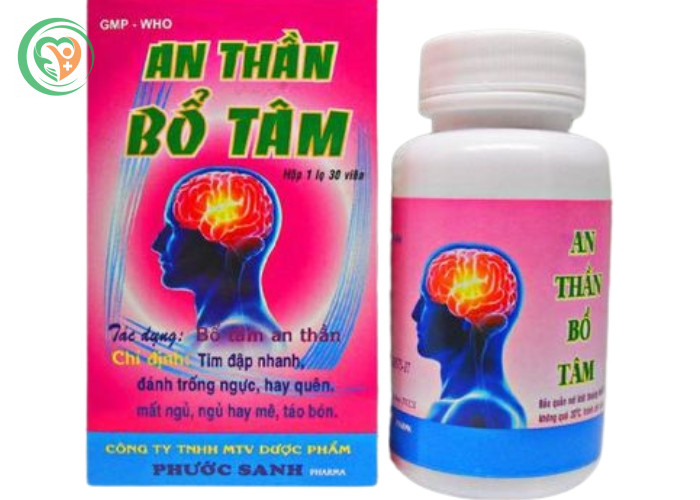 Thuốc An thần bổ tâm Phước Sanh tăng cường lưu thông máu lên não (Hộp 1 lọ 30 viên)