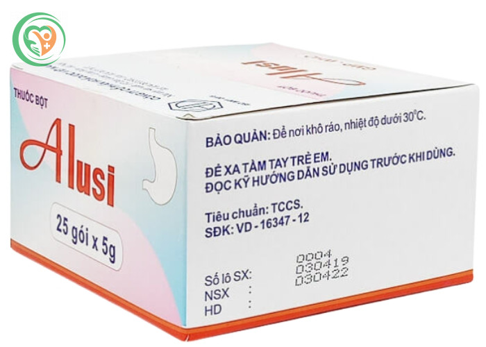 Thuốc bột Alusi điều trị viêm loét dạ dày (Hộp 25 gói x 5g)