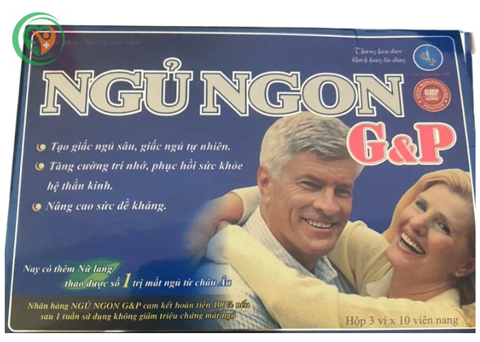 Viên uống Ngủ Ngon G&P giúp dưỡng tâm an thần (Hộp 3 vỉ x 10 viên nang)