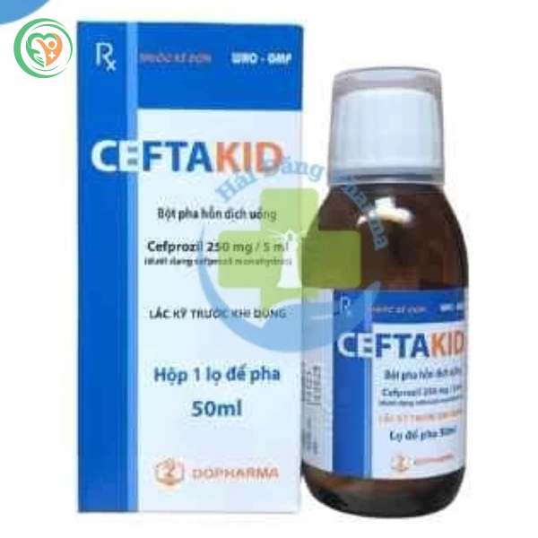 Thuốc Ceftakid điều trị nhiễm trùng đường hô hấp, nhiễm trùng tai mũi họng, nhiễm trùng tiểu (Hộp 1 lọ pha 30ml)