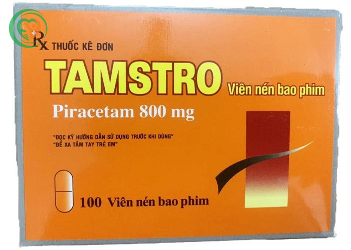 Thuốc Tamstro 800mg điều trị các triệu chứng của hội chứng tâm thần thực thể (Hộp 10 vỉ x 10 viên)