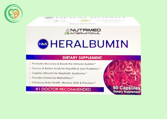 Viên uống Heralbumin thực phẩm bảo vệ sức khỏe (Lọ 60 viên)