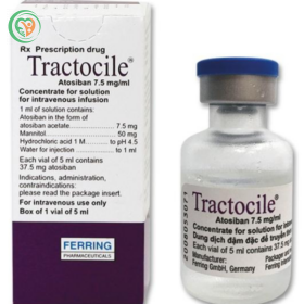 Thuốc tractocile được chỉ định để trì hoãn việc sinh non xảy ra ở phụ nữ mang thai (Hộp 1 lọ 5ml)
