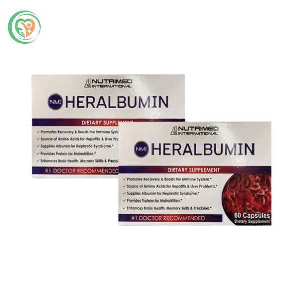 Viên uống Heralbumin thực phẩm bảo vệ sức khỏe (Lọ 60 viên)