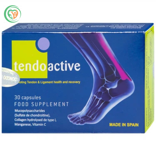 Viên uống Tendoactive Bioiberica bổ sung dưỡng chất nuôi dưỡng gân và dây chằng (2 vỉ x 15 viên)