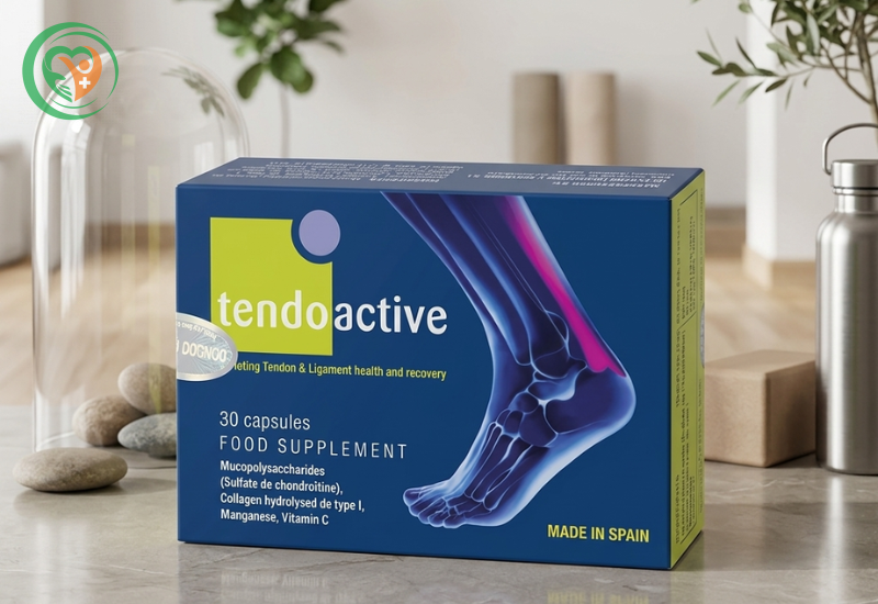 Viên uống Tendoactive Bioiberica bổ sung dưỡng chất nuôi dưỡng gân và dây chằng (2 vỉ x 15 viên)