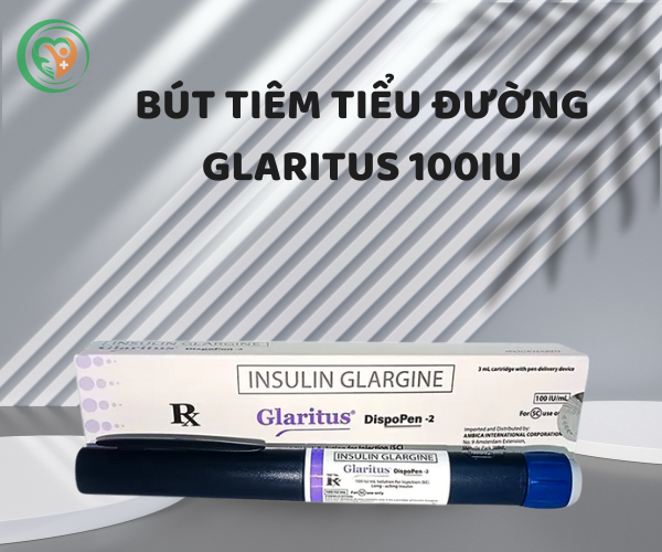 Bút tiêm tiểu đường Glaritus 100IU (hộp 1 bút 3ml)