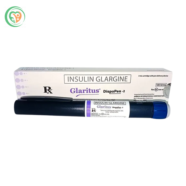 Bút tiêm tiểu đường Glaritus 100IU