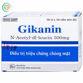 Thuốc Gikanin 500mg Khapharco điều trị chứng chóng mặt