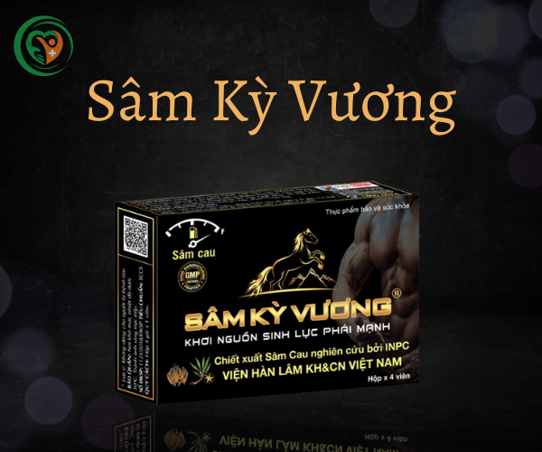 Viên uống Sâm Kỳ Vương hỗ trợ tăng cường sinh lực nam (Hộp 4 Viên)