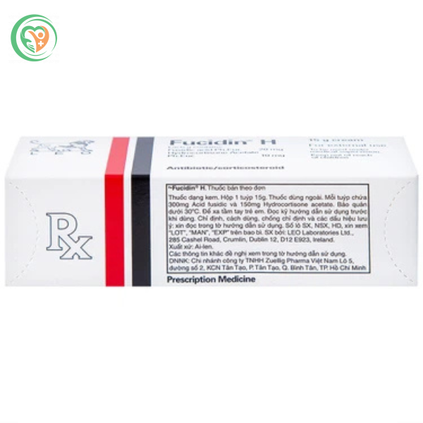 Kem Fucidin H LEO điều trị viêm da dị ứng và viêm da tiếp xúc (Tuýp 15g) - Ảnh 2
