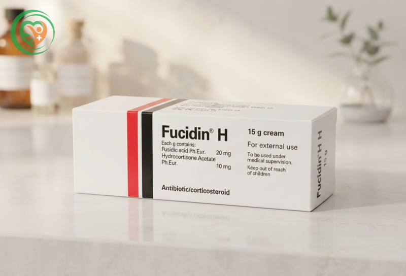 Kem Fucidin H LEO điều trị viêm da (15g)