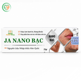 Gel Ja Nano Bạc hỗ trợ làm sạch da, kháng khuẩn, tái tạo da, ngăn ngừa sẹo tuýp 25g