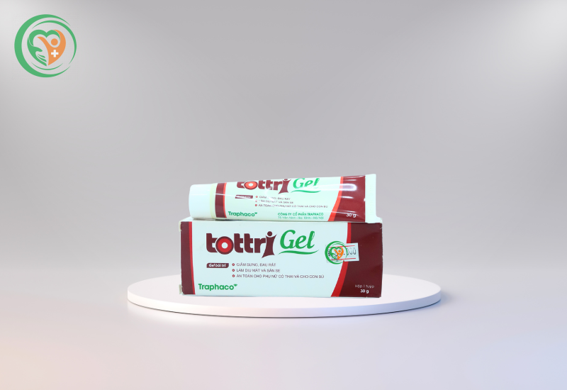 Gel bôi trĩ giảm sưng, đau rát Tottri Gel Traphaco Tuýp 30g