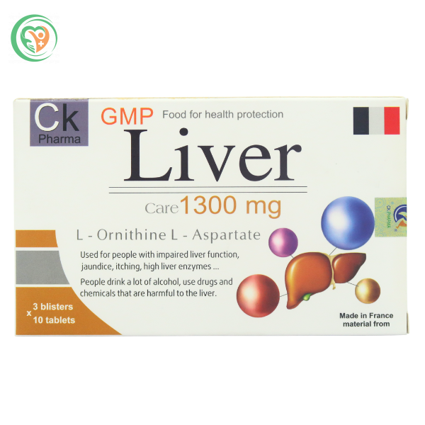 Viên uống CK Liver Care 1300giúp giải độc gan, hỗ trợ thanh nhiệt, mụn nhọt, mẩn ngứa