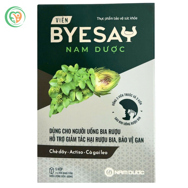 Viên uống giải ượu giải độc hỗ trợ bảo vệ gan Nam Dược Bye Say