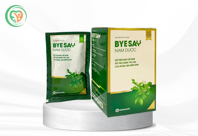 Dung dịch Nam Dược Bye Say giải rượu giải độc hỗ trợ bảo vệ gan (Hộp 6 túi x 60ml)