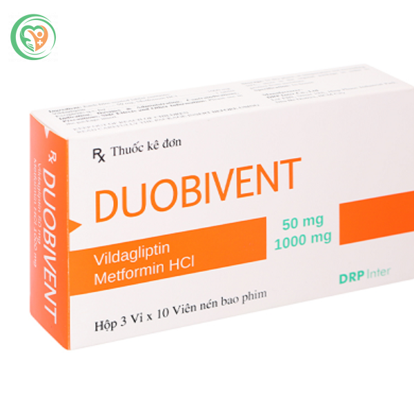 Duobivent trị đái tháo đường tuýp 2 (3 vỉ x 10 viên)