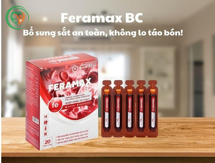 Thực phẩm bảo vệ sức khỏe Feramax Bc hộp 20 ống x 10ml