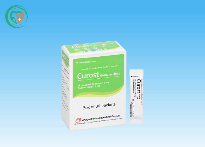 Thuốc cốm Curost Granules 4mg trị hen phế quản (30 gói x 0.5g)