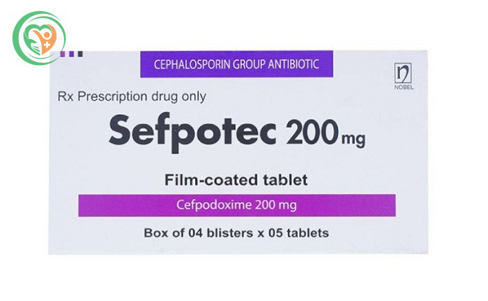 Thuốc Sefpotec 200Mg Điều Trị Nhiễm Khuẩn (Hộp 4 Vỉ X 5 Viên)
