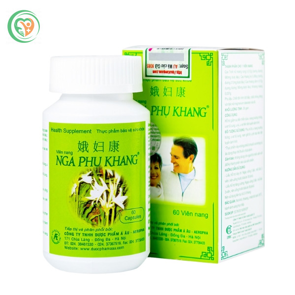 Viên nang Nga Phụ Khang hỗ trợ điều trị u nang buồng trứng, u xơ tử cung, ung thư cổ tử cung, ung thư tuyến tiền liệt (60 viên)