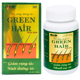 Viên uống Green Hair Hoa Sen bổ huyết, bổ sung dưỡng chất nuôi dưỡng tóc (60 viên)
