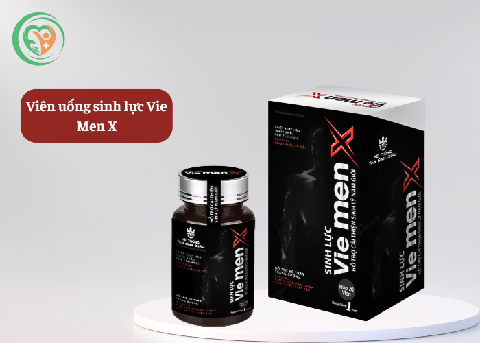 Sinh lực Vie Men X hỗ trợ cải thiện sinh lý nam giới, hỗ trợ bổ thận, tráng dương