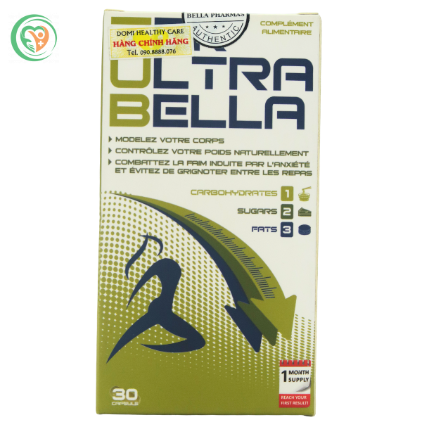Viên uống Tek Ultra Bella hỗ trợ cải thiện vóc dáng, kiểm soát cân nặng và giảm cân (hộp 30 viên)