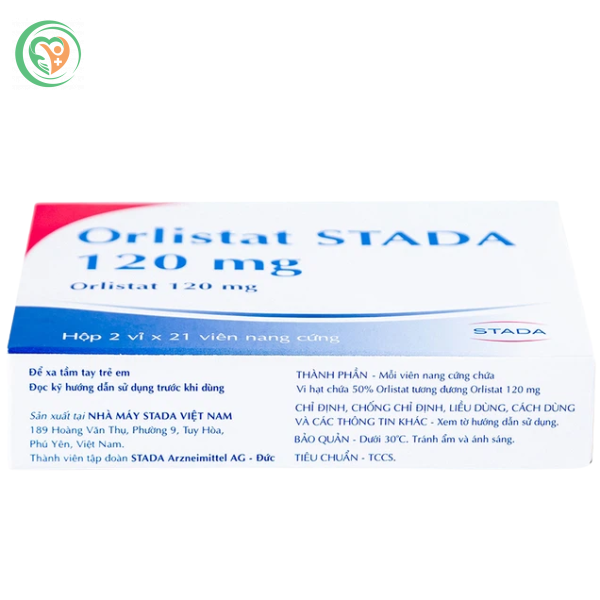 Thuốc giảm cân Orlistat Stada 120mg hỗ trợ giảm nhẹ calo cho bệnh béo phì (2 vỉ x 21 viên) - Ảnh 2