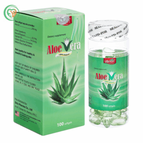 Viên uống USmart Aloe Vera ngăn ngừa lão hóa da