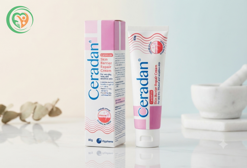 Kem Ceradan Skin Barrier Repair Cream dưỡng ẩm da khô, nứt nẻ (Tuýp 80g)