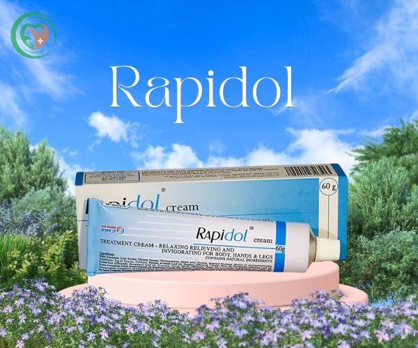 Kem Rapidol bôi giảm đau nhức và viêm khớp (Tuýp 60g)