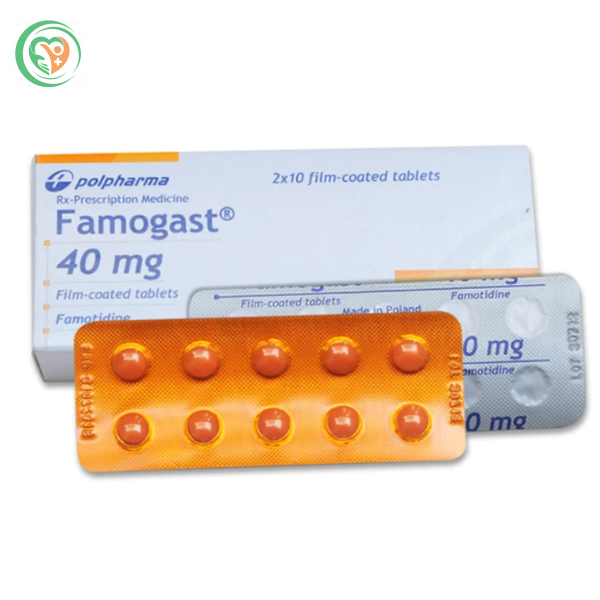 Thuốc Famogast 40mg dự phòng và điều trị loét dạ dày tá tràng