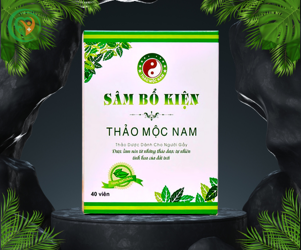 Viên uống Sâm Bổ Kiện Thảo Mộc Nam hỗ trợ tăng cân, kích thích ăn ngon (Hộp 40 viên)