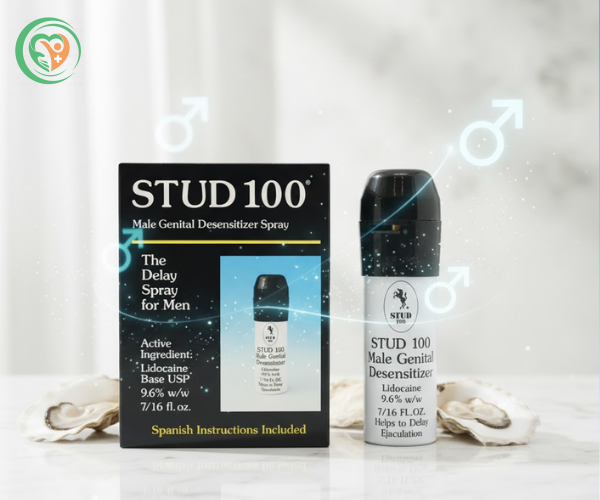 Chai xịt Stud 100 chống xuất tinh sớm, kéo dài thời gian quan hệ cho nam (Hộp 1 lọ 45ml)