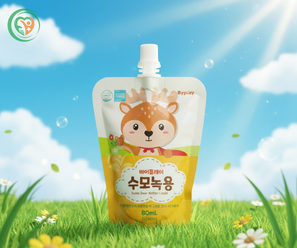 Gạc Hươu Non tăng cân Sumo giúp bé ăn ngon miệng, cải thiện biếng ăn, phát triển cân nặng, chiều cao (Thùng 10 gói)