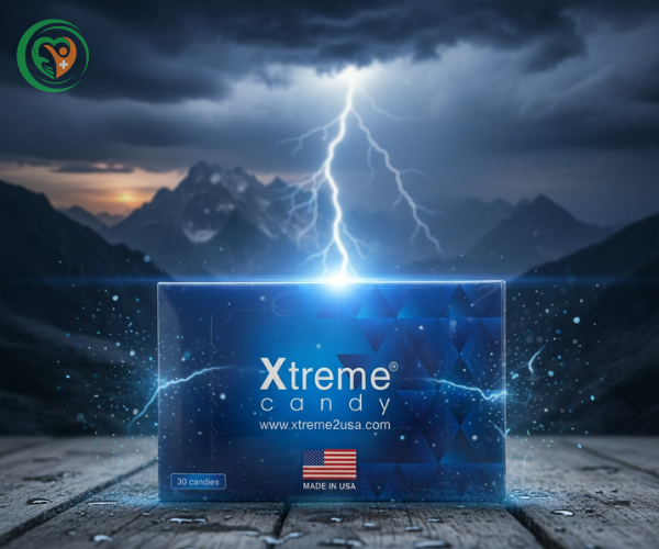 Kẹo sâm Xtreme Candy hỗ trợ tăng cường sinh lý nam giới (Hộp 30 viên)