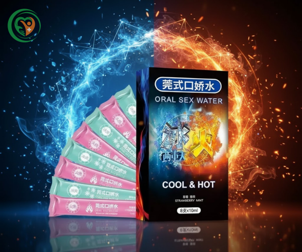 Nước tình yêu quan hệ đường miệng Oral Sex Water Nhật (Hộp 8 gói x 10ml)