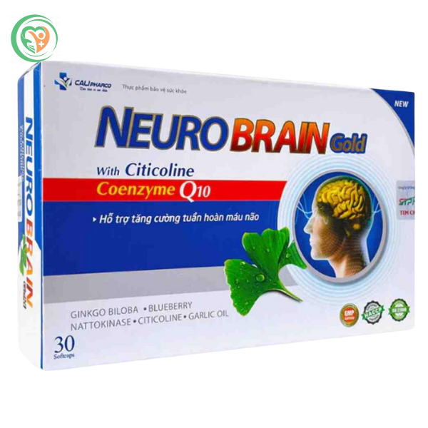 Viên uống NEURO BRAIN GOLD hỗ trợ hoạt huyết, tăng cường tuần hoàn máu